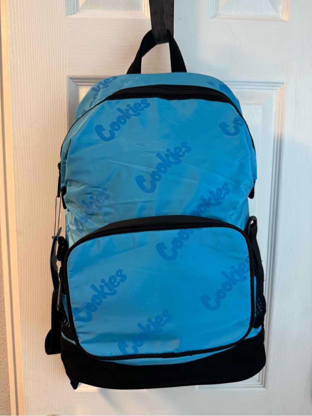Cookies Luxe Satin “Smell Proof” Backpack, Cookies Blue. Free Item with Purchase